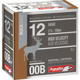 Aguila High Velocity Shotgun Game Load 12 ga. 2.75 in. 00 Buck Shot 25 rd.