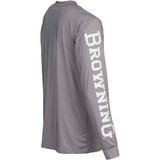 Browning Long Sleeve Sun Shirt Gray/White