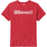 Benelli Logo S/S Tee Tri-Blend Red