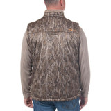 Habit Men's Early Dawn Sherpa Shell Vest Mossy Oak New Bottomland