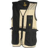 Browning Trapper Creek Mesh Shooting Vest Large Tan Black Right Hand