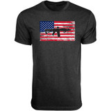 Black Rifle SBR Flag Shirt Vintage Black