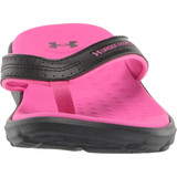 Women's UA Ignite Pro Marbella Sandals Black-REBEL PINK