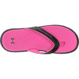 Women's UA Ignite Pro Marbella Sandals Black-REBEL PINK