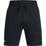 Men's UA Rival Fleece Shorts Black--White