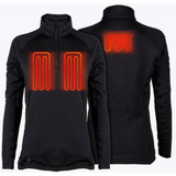 Mobile Warming Element Womens 1/4 Zip Shirt