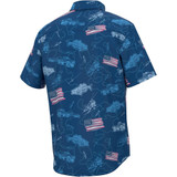 Huk Kona Fish and Flags Shirt Set Sail