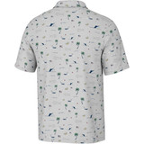 Huk Beach Freedom Pursuit Polo Harbor Mist