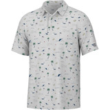 Huk Beach Freedom Pursuit Polo Harbor Mist