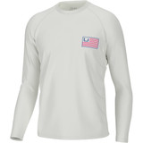 Huk and Bars Pursuit Long Sleeve White