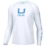 Huk Icon Ls T-Shirt White