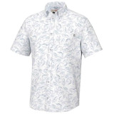 Huk Kc Fish Chaos Kona Shirt White