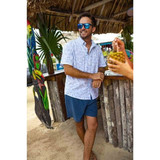 Huk Kc Fish Chaos Kona Shirt White