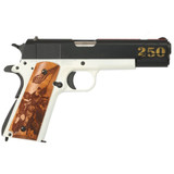 Auto-Ordnance 1911 Marines 250th Pistol 45 ACP 5 in. White/Blue/Red/GLD Engraved Scene 7rd