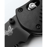 Benchmade Barrage Tanto Folding Knife Tanto Serated Black