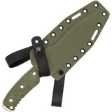 CobraTec Recondo Fixed Blade Knife Fixed Blade OD Green/Satin Stonewash