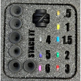 Specialty Deluxe Stack It Peep Kit Contains all 5 Apertures