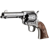 Pietta Cowpoke Revolver 357 Mag 4.75in Old Silver w/Engraved FM/BRL/CYL6rd