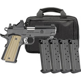 Springfield Armory 1911 Operator Gear Pac Pistol 9mm 4.25in Barrel 9rd Magazine Optic Black
