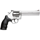 Smith & Wesson 686 Plus Revolver 357 Mag Stainless Frame/Black Grip 6 in.