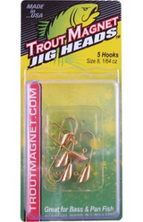 Leland Trout Magnet Replacement Head 1/64 oz Hooks 5 Pack