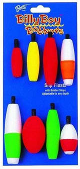 Betts Billy Boy Balsi Foam Bobbers Peg Float Assortment