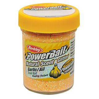 Berkley Powerbait Glitter Garlic Yellow