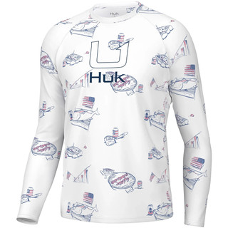 Huk Americookin Pursuit T-Shirt White