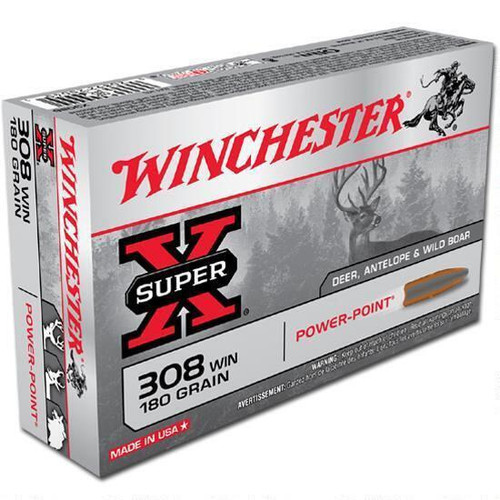 Winchester Super X .308 Winchester Power-Point SP 180 Grain 20 Rounds