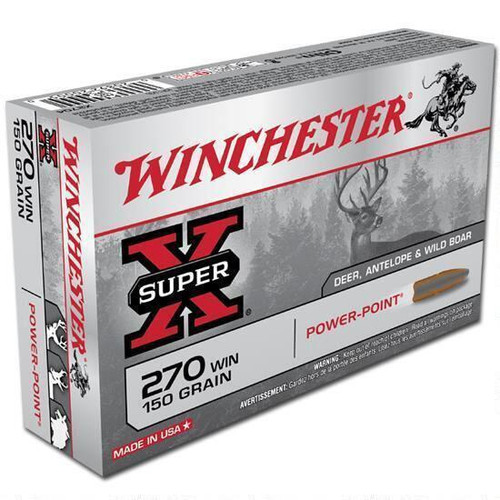 Winchester Super X .270 Winchester Power-Point SP 150 Grain 20 Rounds