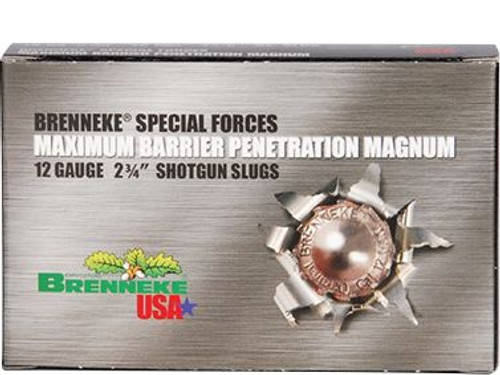 Brenneke Special Forces Maximum Barrier 12 Gauge 2.75" 1 3/8 oz. 5 Round Slugs