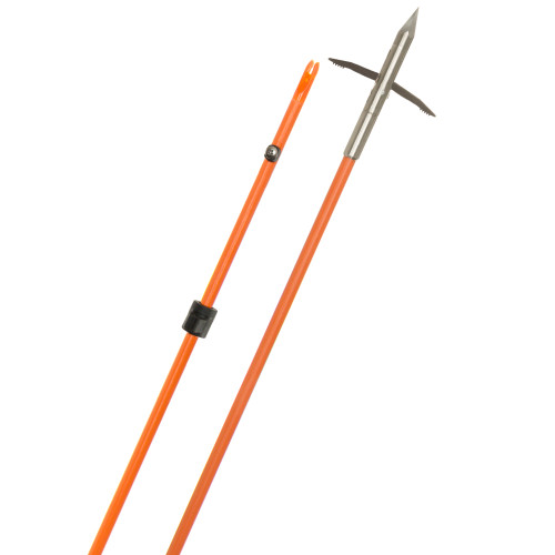 Fin-Finder Raider Pro Bowfishing Arrow W/ The Kraken Point (Orange)
