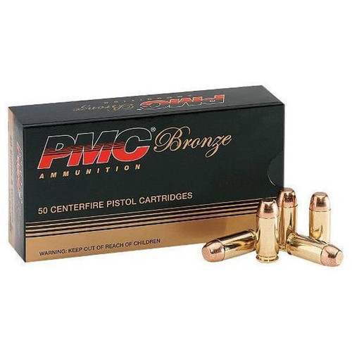 PMC Bronze .40 S&W 180 Grain FMJ FP 50 Rounds Pistol Ammo