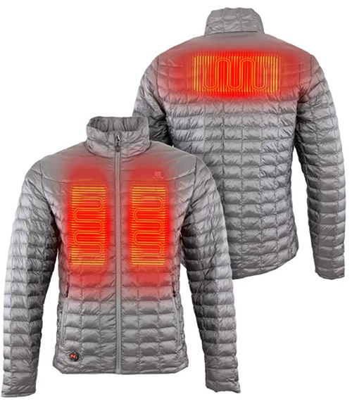 Mobile Men's Warming 7.4V Slate Back Country Jacket