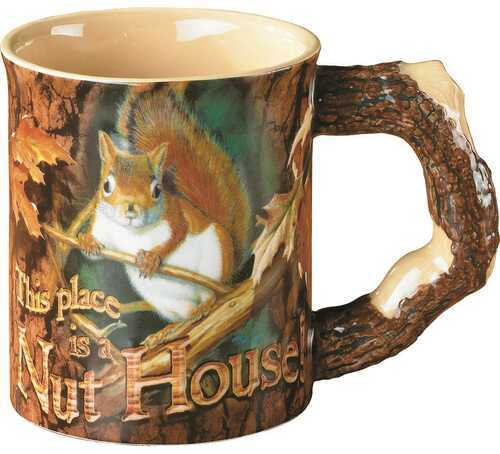 Wild Wings Nut House Squirrel Sculpted  Mug