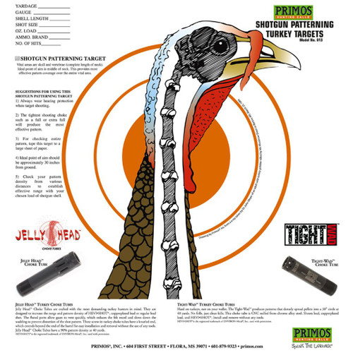 Primos Turkey Pattern Target 12 pk.