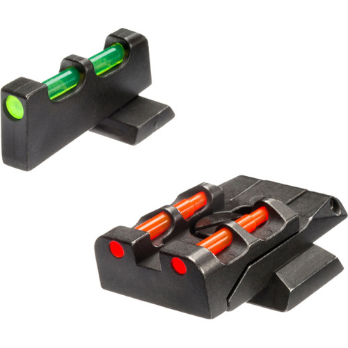 HIVIZ Interchangeable Handgun Front/Rear Sight Smith & Wesson M&P Pistols Green Red White Black