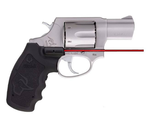 Taurus 856 Stainless Veridian Red Laser Grip .38 Special Revolver
