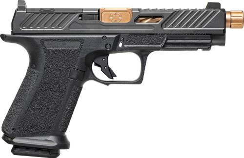 Shadow Systems MR920L Elite Slide Optic Black 9mm Semi Automatic Pistol with Bronze Threaded Barrel