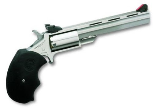 NAA Mini-Master Target Combo .22LR/ .22 WMR Stainless/Black Revolver