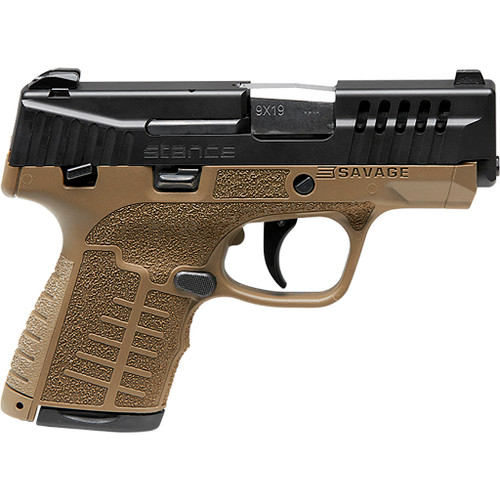 Savage Stance MC9MS FDE 9mm 3.2" Semi Automatic Pistol