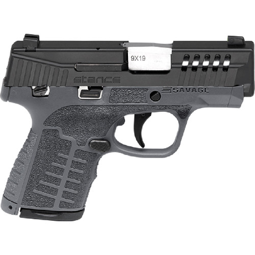 Savage Stance MC9MS Grey 9mm Semi Automatic Pistol with NS