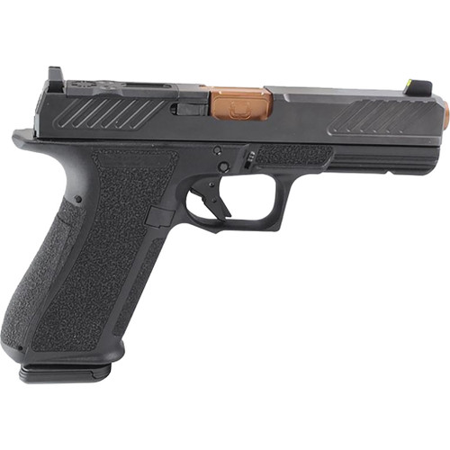 Shadow Systems DR920 Combat Slide Optic Black 9mm Semi Automatic Pistol with Unthreaded Barrel