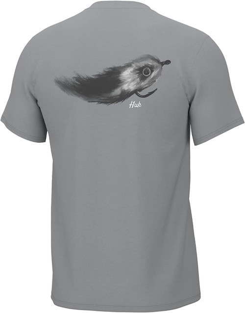 Huk Streamer Fly Graphic Harbor Mist T-Shirt
