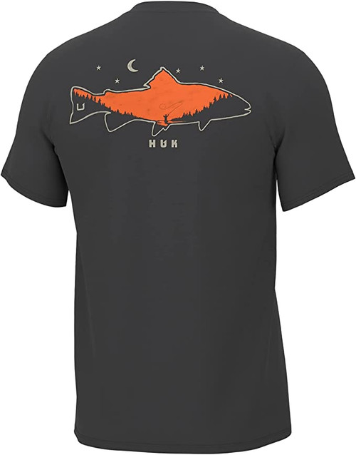 Huk Moon Trout Volcanic Ash Graphic T-Shirt