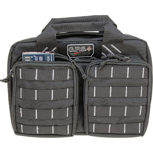 GPS Tactical Quad Range Bag Black 2 Handguns