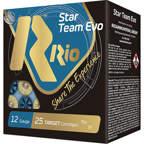 Rio Star Team 28 Light Training Loads 12 ga. 2 3/4 in. 7/8 oz. 8 Shot 25 rd.