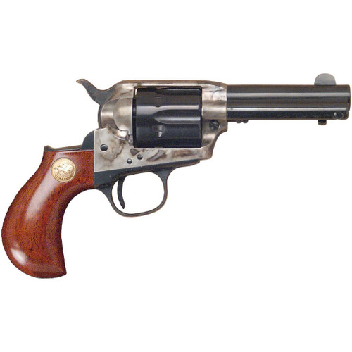 Cimarron Lightning Revolver 38 Spl. 3.5 in. Case Hardened Walnut Grip 6 Shot