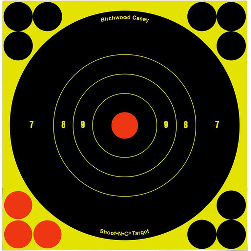 Birchwood Casey Shoot-N-C Target Bullseye 6 in. 60 pk.