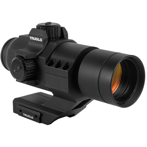 TruGlo Ignite Red Dot Sight Black 30mm Green Reticle Cantilever Mount